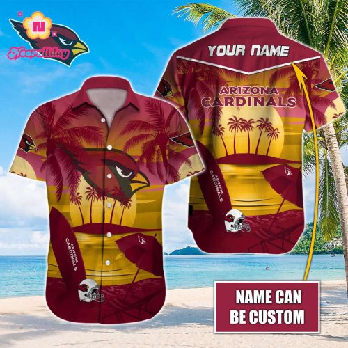 Arizona Cardinals NFL Printed Hawaiian Shirt Custom Gift