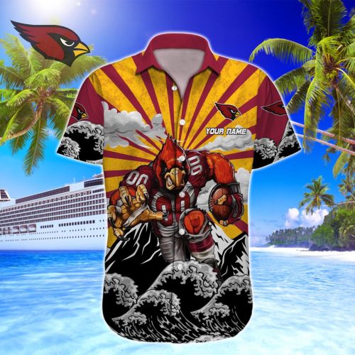 Arizona Cardinals NFL Printed Hawaiian Shirt Custom Gift