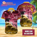 Arizona Cardinals NFL Printed Hawaiian Shirt Custom Gift