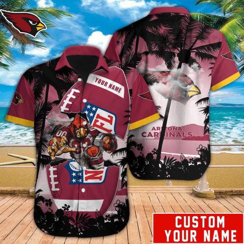 Arizona Cardinals NFL Printed Hawaiian Shirt Custom Gift