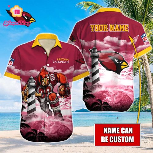 Arizona Cardinals NFL Printed Hawaiian Shirt Custom Gift