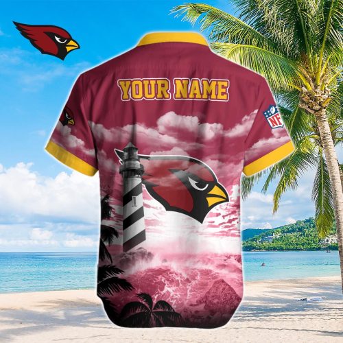 Arizona Cardinals NFL Printed Hawaiian Shirt Custom Gift