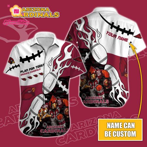 Arizona Cardinals NFL Printed Hawaiian Shirt Custom Gift
