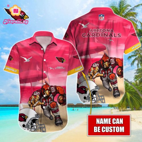 Arizona Cardinals NFL Printed Hawaiian Shirt Custom Gift