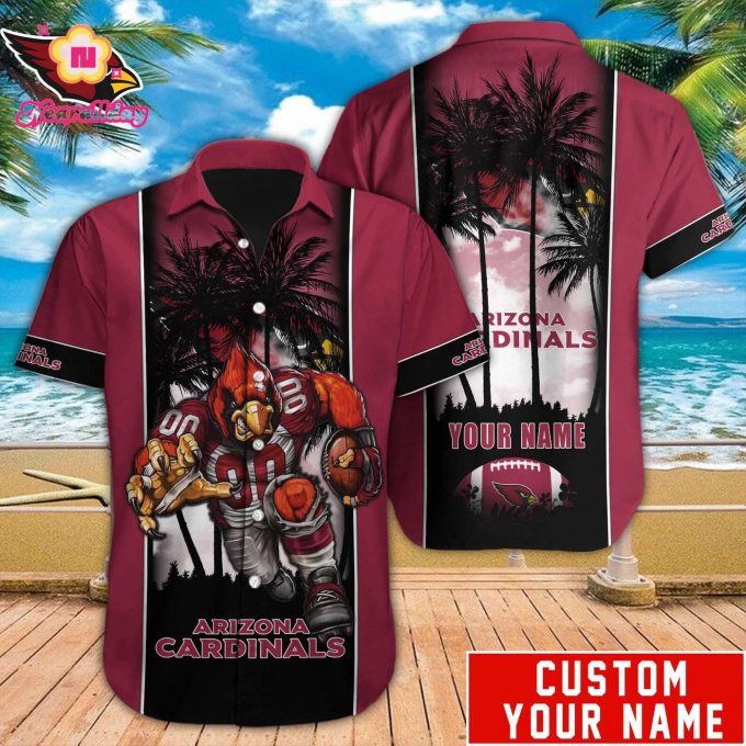 Arizona Cardinals NFL Printed Hawaiian Shirt Custom Gift