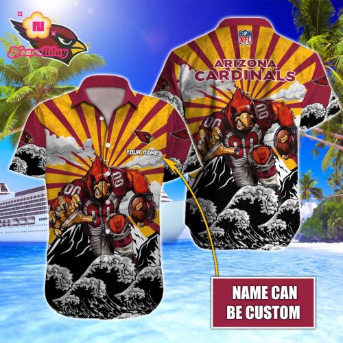 Arizona Cardinals NFL Printed Hawaiian Shirt Custom Gift