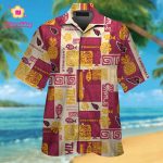 Arizona Cardinals Short Sleeve Button Up Tropical Aloha Hawaiian Shirt Set for Men Women Kids Gift
