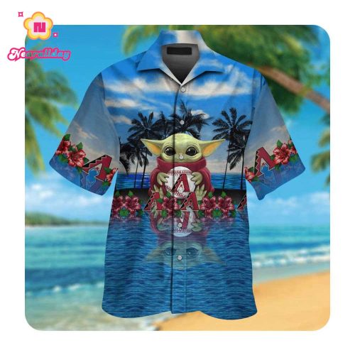 Arizona Diamondbacks Baby Yoda Hawaiian Shirt – Perfect Gift for MLB Fans!