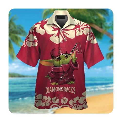 Arizona Diamondbacks Baby Yoda Tropical Aloha Hawaiian Shirts for Men and Women – Stylish MLB Fan Apparel