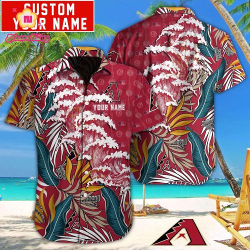 Arizona Diamondbacks Hawaiian Shirt – Official MLB Apparel M-38176