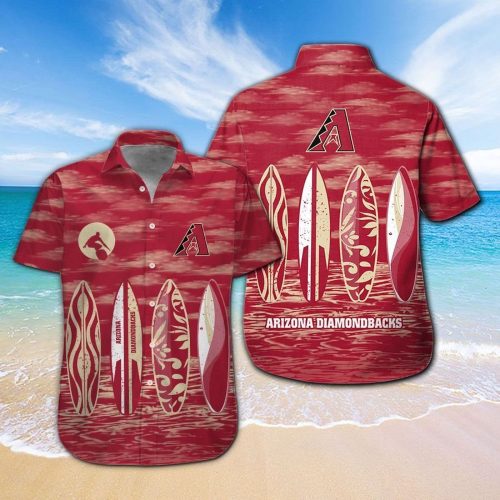 Arizona Diamondbacks Tropical Aloha Hawaiian Shirt Set for Men Women & Kids
