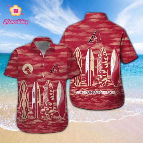 Arizona Diamondbacks Tropical Aloha Hawaiian Shirt Set for Men Women & Kids