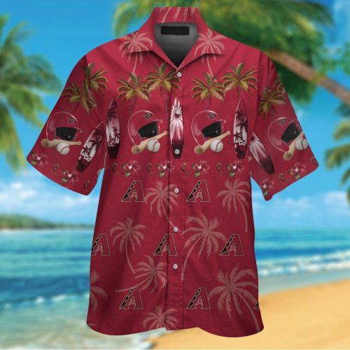 Arizona Diamondbacks Tropical Aloha Hawaiian Shirt Set for Men Women Kids – MTE03