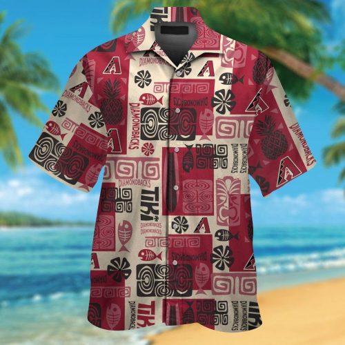 Arizona Diamondbacks Tropical Aloha Hawaiian Shirt Set for Men Women Kids – MTE08