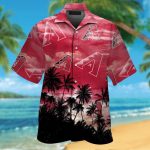 Arizona Diamondbacks Tropical Aloha Hawaiian Shirt Set – Short Sleeve Button Up for Men Women Kids