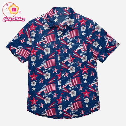 Atlanta Braves Americana Hawaiian Shirt – Official MLB Merchandise