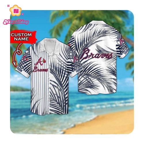 Custom Atlanta Braves Hawaiian Shirt – Personalized Summer Button Up for Men and Women