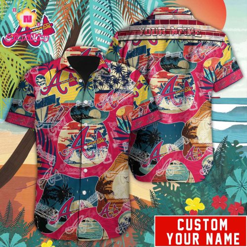Atlanta Braves MLB Custom Hawaiian Shirt – Officially Licensed Design