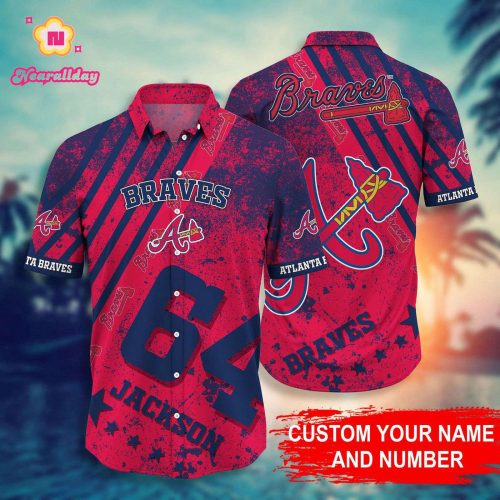 Custom Atlanta Braves MLB Hawaiian Shirt – Personalized Fan Gear