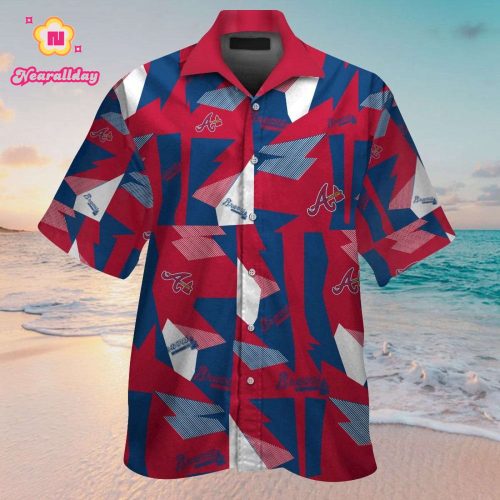 Atlanta Braves Tropical Aloha Hawaiian Shirt Set for Men Women Kids – MTE03