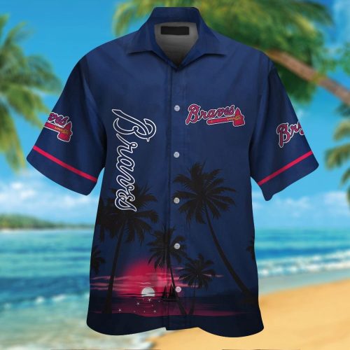 Atlanta Braves Tropical Aloha Hawaiian Shirt Set for Men Women Kids – MTE07