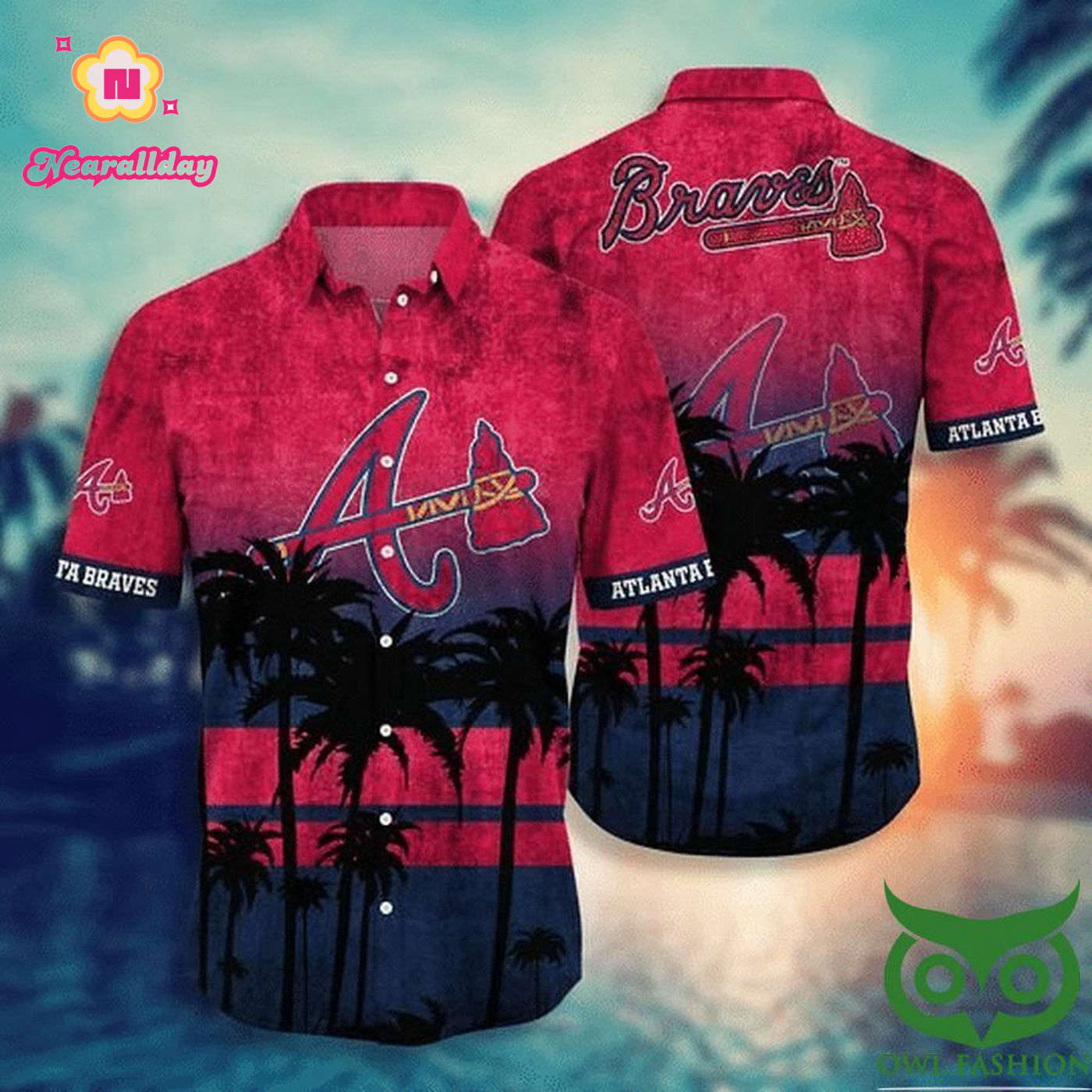 Atlanta Braves Hawaiian Shirt – Official Team Merchandise Atlanta Braves Hawaiian Shirt – Official Team Merchandise