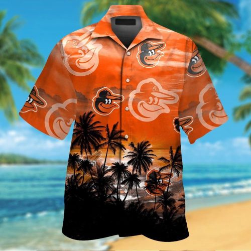 Baltimore Orioles Tropical Aloha Hawaiian Shirt Set for Men Women Kids – MTE01