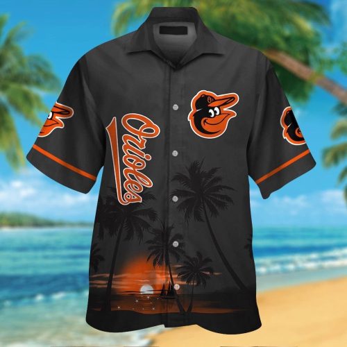 Baltimore Orioles Tropical Aloha Hawaiian Shirt Set for Men Women Kids – MTE011