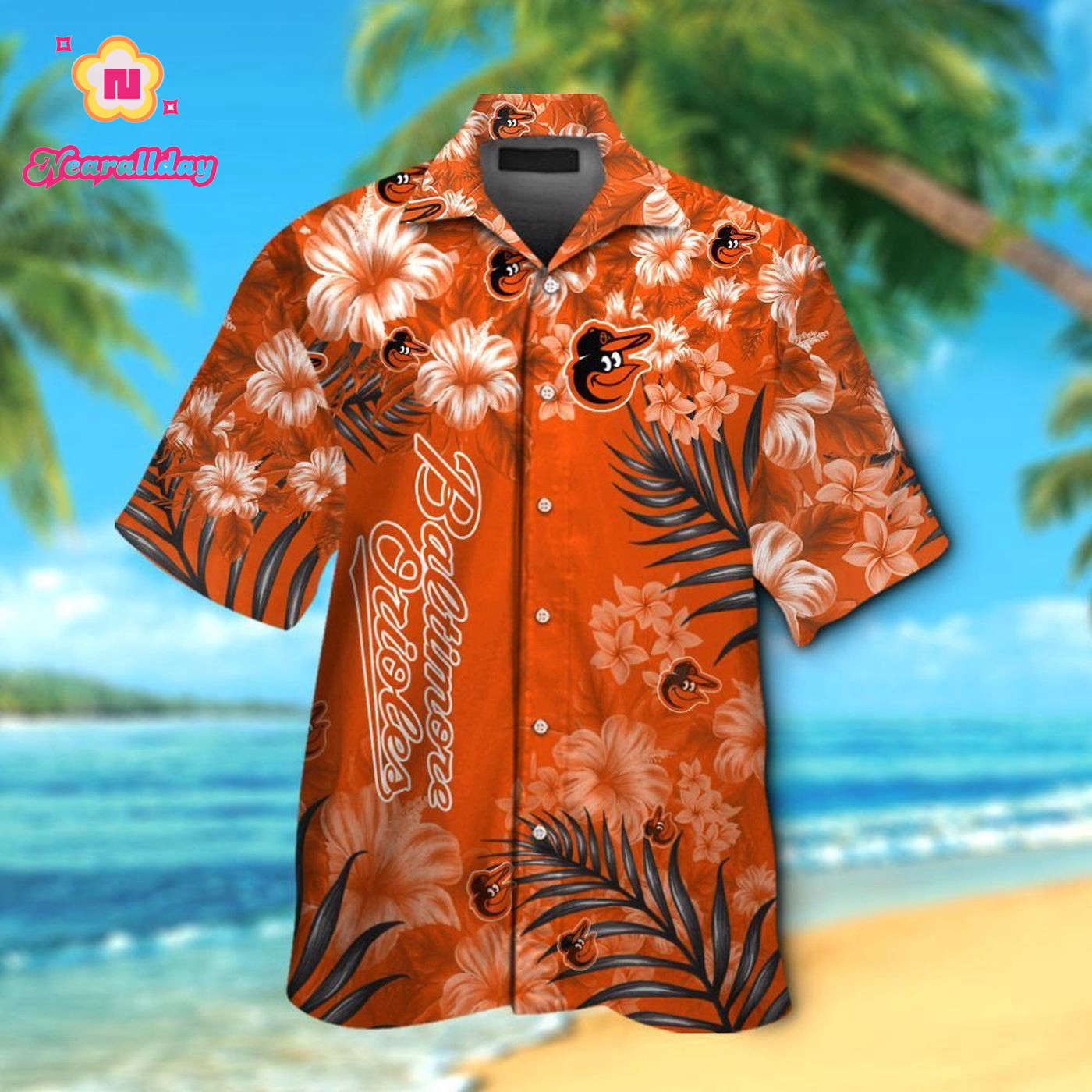 Baltimore Orioles Hawaiian Shirt Set – Short Sleeve Button Up Tropical Aloha for Men Women Kids Baltimore Orioles Hawaiian Shirt Set – Short Sleeve Button Up Tropical Aloha for Men Women Kids