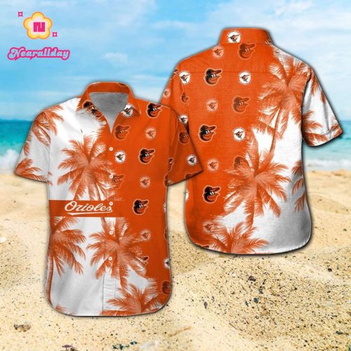 Baltimore Orioles Tropical Aloha Hawaiian Shirt Set for Men Women Kids – MTE05