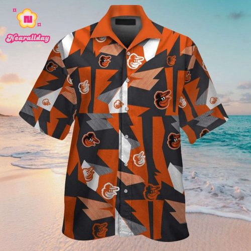 Baltimore Orioles Tropical Aloha Hawaiian Shirt Set for Men Women Kids – MTE07