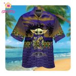 Baltimore Ravens And Baby Yoda Hawaii Shirt Summer Button Up Shirt For Men Women