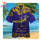 Baltimore Ravens Baby Yoda Hawaii Shirt Summer Button Up Shirt For Men Women