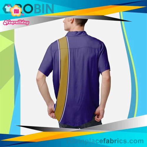 Baltimore Ravens Bowling Stripe Up Hawaiian Shirt