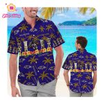 Baltimore Ravens Custom Name Men Women Hawaii Shirt Summer Button Up Shirt For Men Women