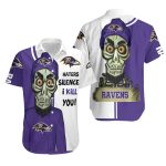 Baltimore Ravens Haters I Kill You Allover Print Hawaiian Shirt