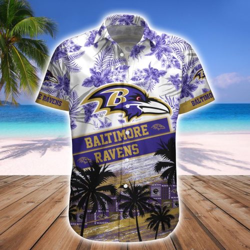 Baltimore Ravens Hawaiian Shirt And Beach Short – Gift for Men Women