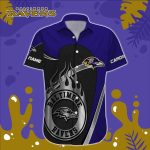 Baltimore Ravens NFL Printed Hawaiian Shirt Custom Gift