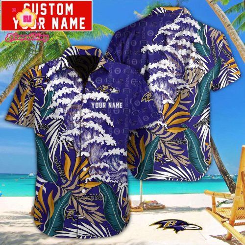 Baltimore Ravens NFL Printed Hawaiian Shirt Gift