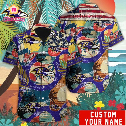 Baltimore Ravens NFLCustom Hawaiian shirt Gift