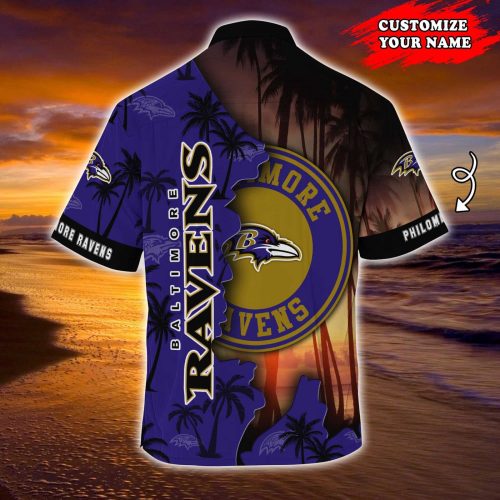 Baltimore Ravens NFLCustomized Summer Hawaii Shirt For Sports Enthusiasts  Gift