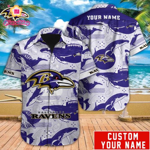 Baltimore Ravens NFLHawaiian shirt Custom Gift