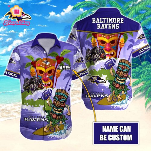 Baltimore Ravens NFLHawaiian shirt Custom Gift