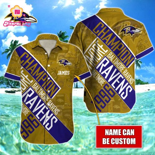 Baltimore Ravens NFLHawaiian shirt Custom Gift