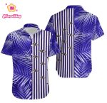 Baltimore Ravens Palm Leaves And Stripes NFL Gift For Fan Hawaii Shirt