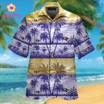 Baltimore Ravens Short Sleeve Button Up Tropical Aloha Hawaiian Shirt Set for Men Women Kids Gift