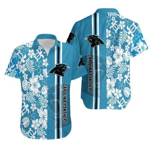 Beach Shirt Carolina Panthers Hawaiian Shirts For Men Hawaiian Shirt Set for Men Women Kids