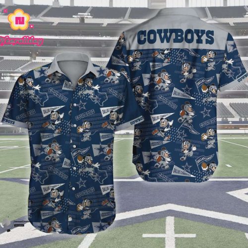 Beach Shirt NFL Dallas Cowboys Logo Hawaii All over print Shirts