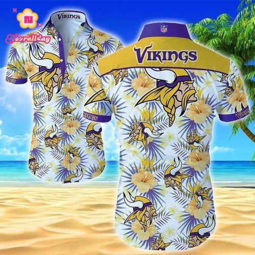 Beach Shirt Nfl Minnesota Vikings Hawaiian Shirt Muctk