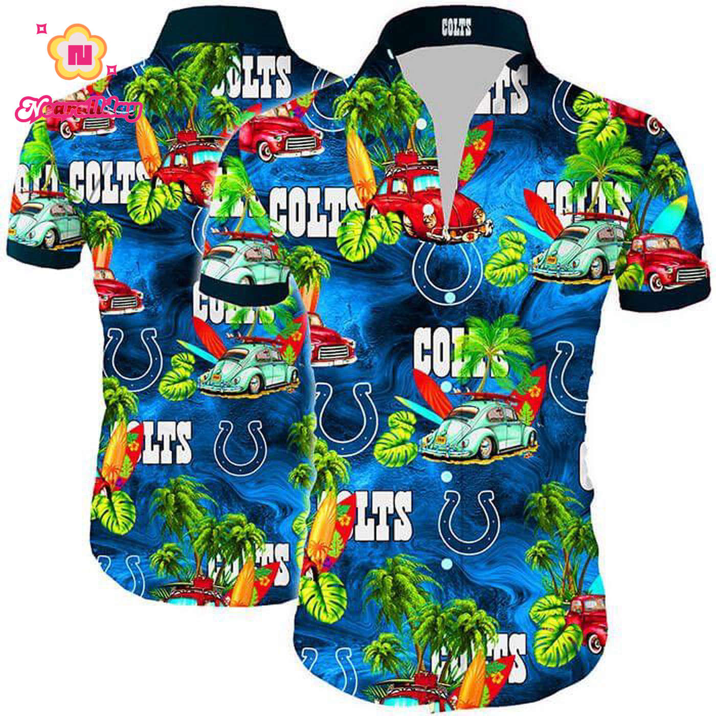 Best Indianapolis Colts Hawaiian Shirt Gift For Fans Best Indianapolis Colts Hawaiian Shirt Gift For Fans